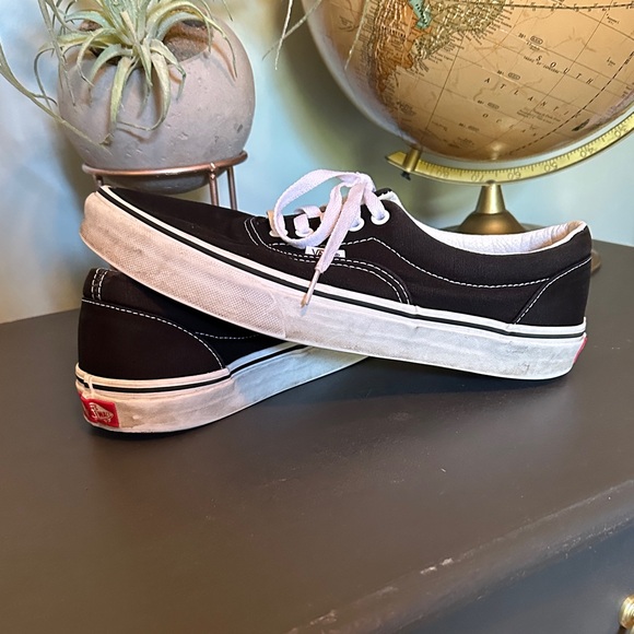 Vans Black and White Slip-On Shoes - Picture 6 of 9